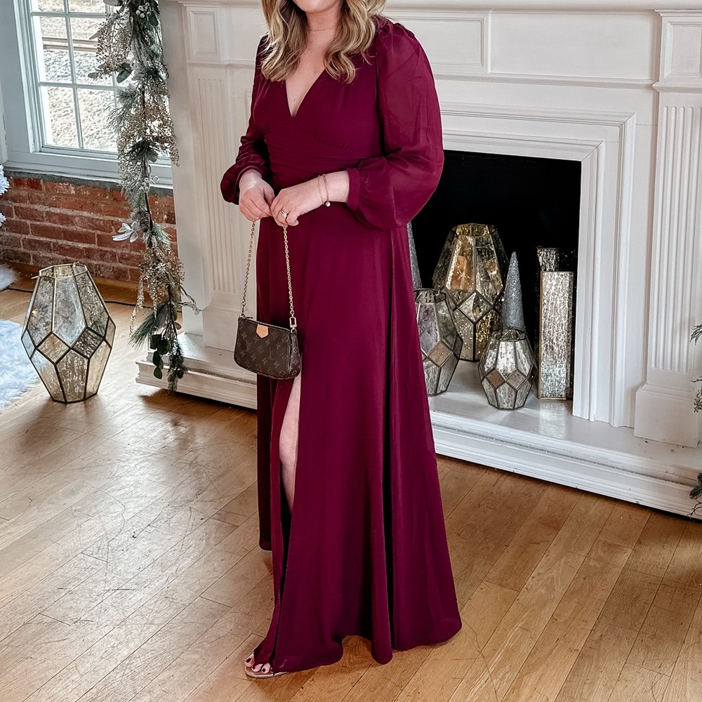 Lulus | Maroon / Burgundy Bridesmaid Dress from Lulus